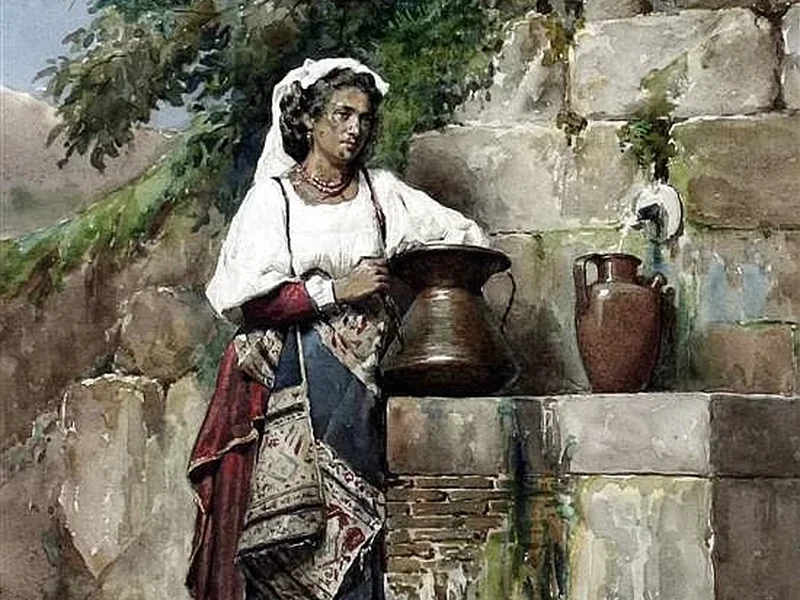1851-Francesco Coleman - Alla sorgente (1876)
